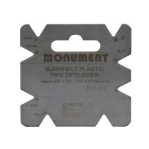 Monument – Burfict sbavatore piazza per tubi di plastica – 19mm, 32mm, 38mm, 50mm – Made in Regno Unito