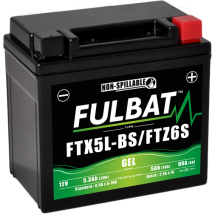 Batteria Moto Gel Yt5l-bs / Ytx5l-bs / Ftx5l-bs 12v 4ah - Btx5l-bs;btx5lbs;etx5l