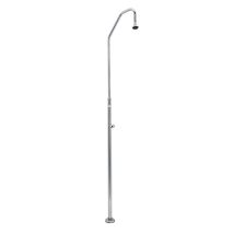 Qp - Ducha Piscina 1 Brazo Con Anclaje Acero Inox C/43