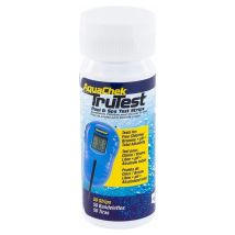 Tiras reactivas para análisis de agua de piscina AquaChek TruTest – 50 piezas – Medidor digital de cloro, pH y alcalinidad