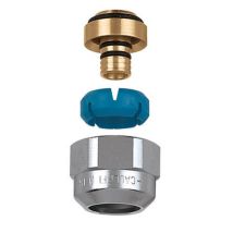Caleffi – Self-Adapting Connection 3/4" I12.5-13mm A16-18mm – Maximum Operating Pressure 10 Bar – Temperature Range 5 to 80°C