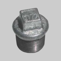 Tappo maschio 3/4" – Acciaio galvanizzato – Filettatura per tubazioni gas – 017659U