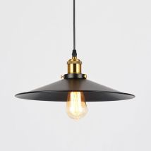 Lustre Industriel En Métal Et Fer Forgé, Abat-jour E27, Une Tête Réglable, Éclairage Rétro, Idéal Pour Restaurants, Bars, Couloirs Et Allées. 