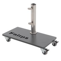 Knirps Balkonplattenständer Mit Rollen, 25 Kg Balkon-metallplattenständer Mit Rollen, Anthrazit, 25 Kg, Für Sonnenschirme Bis Ø 200 Cm