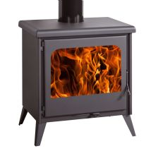 PANADERO Kaminofen Holzofen VENETO 8 kW Energieeffizienzklasse A+ max. Holzscheitlänge 50 cm Abmessungen 780 x 600 x 440 mm Gewicht 71 kg