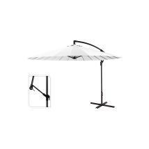 Parasol Excentrique Hauteur Maximale 3m Ø300cm Couleur: Blanc