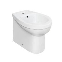 Bidé King adosado a pared – Cerámica blanca – Grifo dispensador