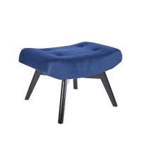 Sgabello Tilda Blu Scuro – 650mm Lunghezza – 430mm Altezza – 420mm Profondità – 80kg Carico massimo – Velluto