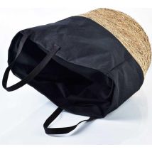 Stoffkorb FORT – 40cm x 50cm – Seegras-Finish – 2 Griffe – Aufbewahrung für Handtücher oder Wäsche