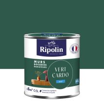 Cardo Grüne Farbe Für Wände, Holzverkleidungen Und Heizkörper, Ripolin Matt 0,5 L Ripolin