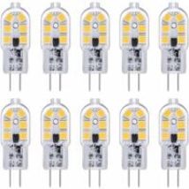 Minkurow G4 Bombilla Led 12v 2w Blanco Frío 6000k, 200lm, Bi-pin G4 Equivalente A Halógeno 10w 20w, Lámpara Led G4 12v Ac/dc Para Camper Van/cocina 