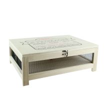 Cook Concept Cantina Formaggi Con Vassoio, Legno/acciaio Inox, Beige, H14,8 X 27 X 39 Cm