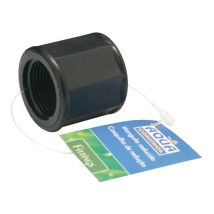 Manguito Reductor 3/4"x1/2" PE – Polipropileno – Color Negro – Tratamiento Anti UV – 16 Bar