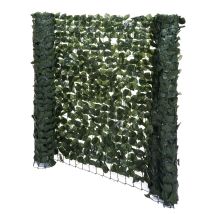 Brise-vue de balcon T811, brise-vue de haie de hêtre bardage coupe-vent, 300x150cm foncé