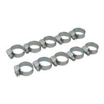 10 x Schlauchschellen 16-22mm – Verbindungsschellen für Gummi- und Kunststoffschläuche – 10 Stück