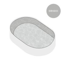 RENOLIT – Liner grigio per piscine interrate Alkorplan 2000 – 25mt x 1.65mt – Spessore 1.5mm – Rivestimento antimacchia