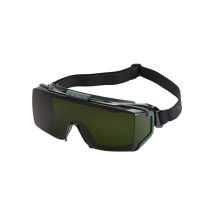 Schweißerbrille 5x2 Advanced Ansi/isea Z87.1-2020 Und Iso 16321 Rahmen Schwarz/grün, Scheibe Grün Polycarbonat