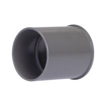 Manga De Pvc Con Tope Interior Hembra/hembra 50 Mm