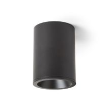 Spot De Plafond Cylindrique Eileen Noir 230v Gu10 35w Ip65