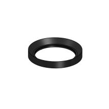 Lira - Junta Negra 00285b Para Desagüe De Fregadero, 72x50x9 Mm