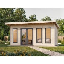 Abri De Jardin En Bois Aurelia 15,2 M2 Traité Translucide