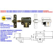 Catenacci Eccezionali Yale Azbe 22-m Hp 90 Con Monoblocco E Perno Europeo