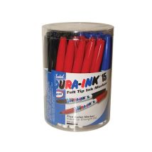 Markal - Mrk-96070 Dura-ink 15 Fine Tip Marker Mixed Colours (tub 48) Mkl96070