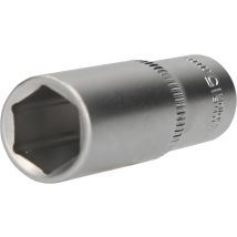 Brilliant Tools - Llave De Vaso Hexagonal De 3/8', Versión Larga, 15 Mm