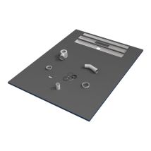 Valstorm - 120 X 90 X 3 Cm Duschwanne, Fliesen Bereit, Mit Siphon Duschwanne 2