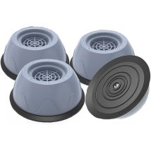 Antivibrationspads, 4 Stück Antivibrationspads Für Waschmaschinen, Rutschfeste Antivibrationspads Aus Gummi Für Waschmaschinen, Kühlschrankzubehör Für