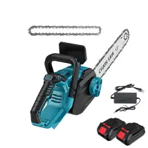 12 Zoll 1200w Akku-kettensäge Bürstenlos Mit Lcd-display - Leichte Motorsäge Für Holz, Baumschnitt, Gartenarbeiten, Mit 2 Akku