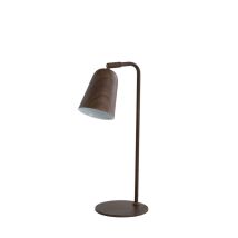 Lámpara de mesa Salomo marrón metal – 47 cm altura – IP20 – Light & Living