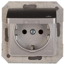 Enchufe Eléctrico Vilma Ip44 Con Toma Tierra Resistente Agua