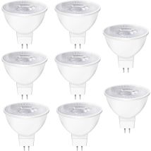 Gu5.3 Mr16 12v Led-leuchtmittel, 5 W (entspricht 50 W Herkömmlicher Lampen), Warmweiß 2700 K, 550 Lumen, 38° Abstrahlwinkel, Mr16 12v Ac/dc Led-