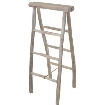 Regalos Miguel – Toallero escalera de madera 50x100 cm – 6 peldaños – Madera natural