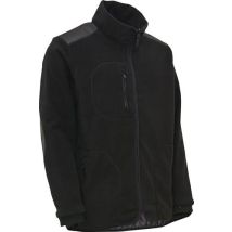 Zipp-in Fleecejacke Working Xtreme Gr.l Schwarz