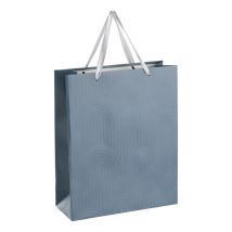 Geschenktasche petrol – 26 x 10 x 32 cm – aus stabilem Papier – ideal für Geschenke – Weihnachten, Geburtstage