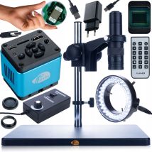 Microscopio Digitale Rosfix Earth Pro Mcep-0.5x Con Fotocamera Aquarius Pro Kmap-hdmi-usbc Da 8,29 Mp E Illuminatore Regolabile A 56 Led.