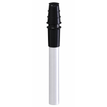TTULPE – Vertical Drain for Water Heater – 1m Concentric Pipe 60/100mm with Wind/Rain Cap – CE Certified