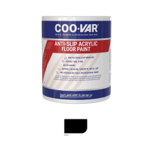 Coo-var - Coovar Anti Slip Acrylic Floor Paint - Black - 2.5 Litre
