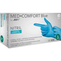 Einweghandschuhe Nitril, Med Comfort Blue, Puderfrei, Gr.2xl