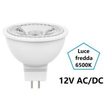 Lampada Spot Led Mr16 Gu5.3 - 6.5w - 6500°k Fredda - 560 Lm - 50x45h
