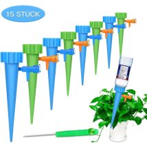 Kit Di Irrigazione Automatica Da 15 Pezzi, Sistema Di Irrigazione Semplice E Non Regolabile Per Annaffiare Piante Da Giardino, Fiori E Terriccio Per 