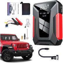 Démarreur D'Urgence Pour Batterie De Voiture - Booster Portable Au Lithium Haute , Dispositif D'Alimentation D'Urgence Compact, Protection De Sécurité
