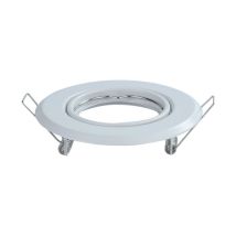 Clareo - V-tac Runder Led-einbaustrahlerhalter Gu10 Weiß (box Mit 2 Stück)