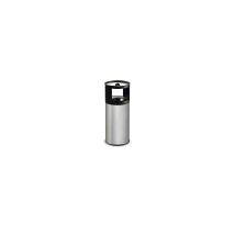 Cendrier de sécurité combiné ignifuge – Inox – 40L – 800 mm hauteur – 310 mm diamètre – Jardin piscine