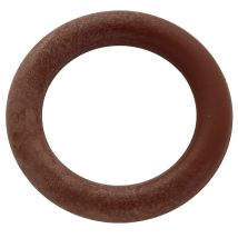 Anello legno con foro D.46 x 66 mm Ciliegio – 20 pezzi – Plastica – Adatto per bastoni tondi di 30 mm