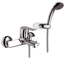 Rubinetterie Mariani - Kit Doccino E Miscelatore Monocomando Per Vasca In Ottone Mariani Essenza Cromato