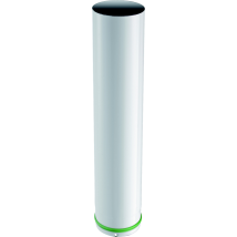 Scelti Da San Marco - Tubo Porcellanato In Acciaio Da 50 Cm Bianco 80 Mm