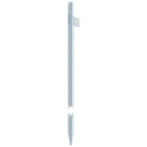 Messa a terra in acciaio zincato a caldo 1500 mm – 50x50x3 mm – 1 foro di passaggio 13 mm – 2 fori passanti 11 mm – Schaum